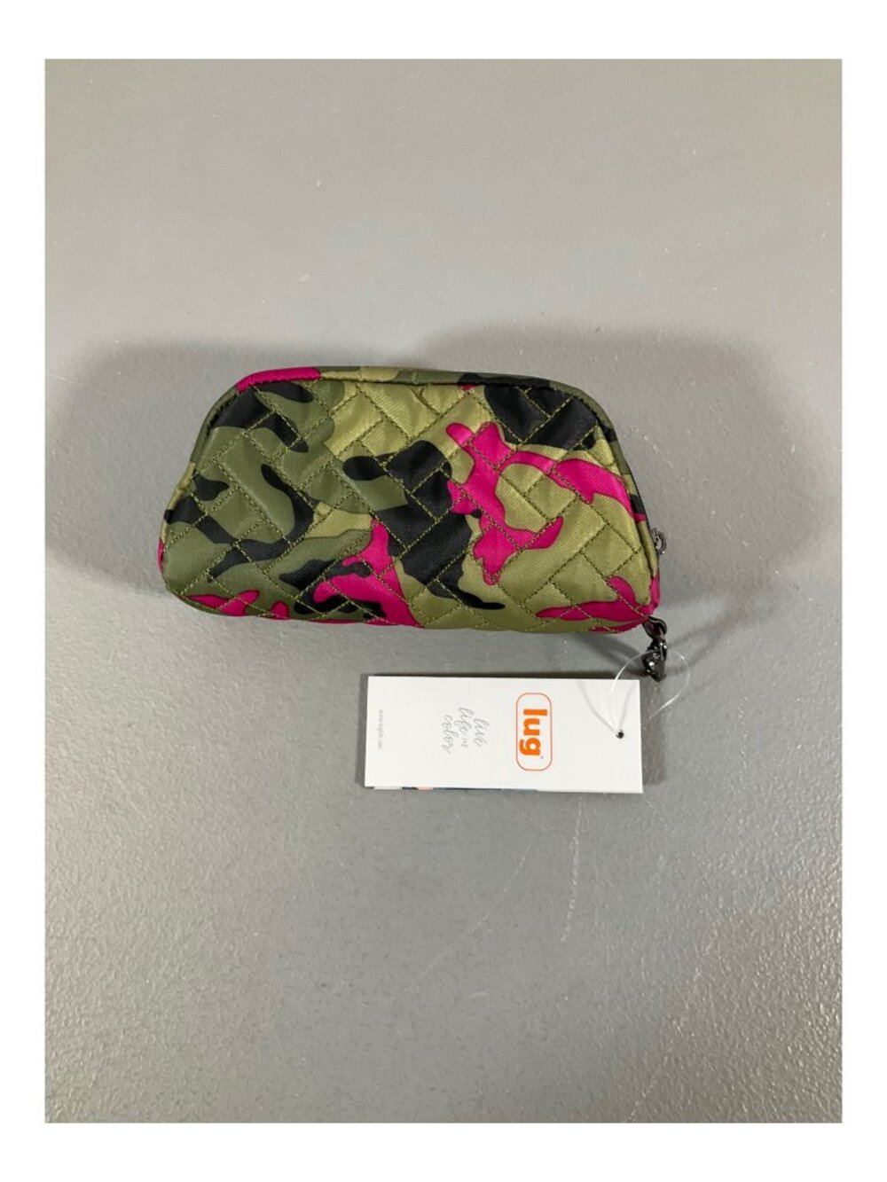 Lug Eyeglass & Pill Case in Mini Camo Orchid - Compact, Color Joy Collection